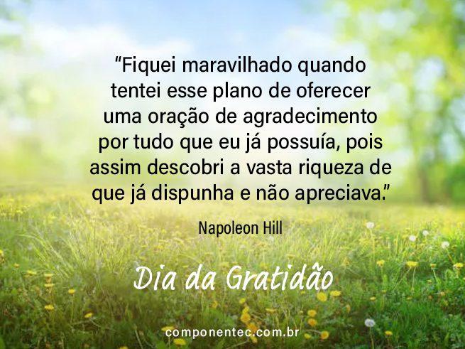 Frases dia da gratidão