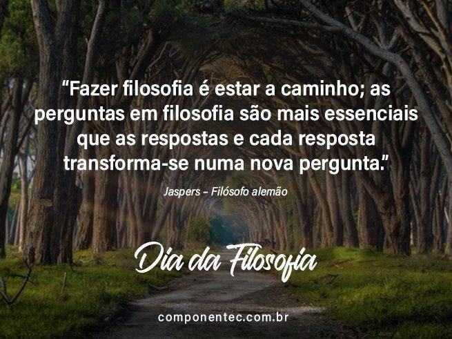 Frases dia da filosofia